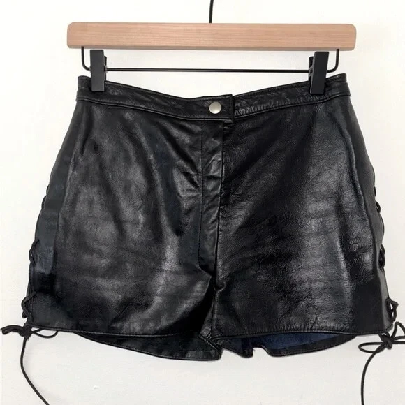 Leather Vintage Shorts for Women for sale | eBay