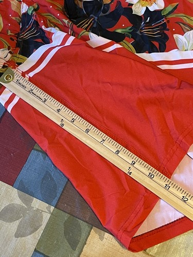 Men’s 2XL NWT Detroit Red Wings NHL Floral Stripe Board Shorts FOCO Brand - Picture 11 of 11