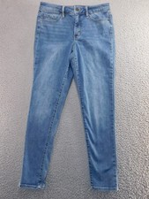 Jessica Simpson Womens Jeans Mid Rise Blue Skinny Size 29