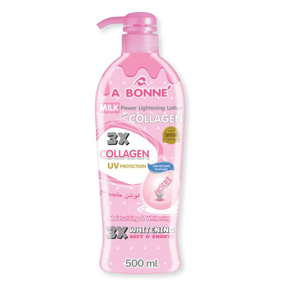 ボディローション A Bonne Milk Collagen Body Lotion 500ml a Bonne Milk Power Lightening Lotion Plus Collagen 500ml X 2 for