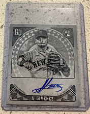 Andres Gimenez Rookie Rc  2021 Gypsy Queen Mini Autograph Black & White 27/50