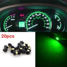 20X GreenT4.7 Neo Wedge LED Instrument Panel Dashboard Gauge Light Bulbs