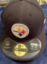 Pittsburgh Steelers New Era 59Fifty Gorra Oficial Ajustada NFL Talla 7-1/8 Nueva