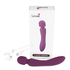 LoveI Dual Motor Wand - Massager with 3 speed options and 7 pulsating massager