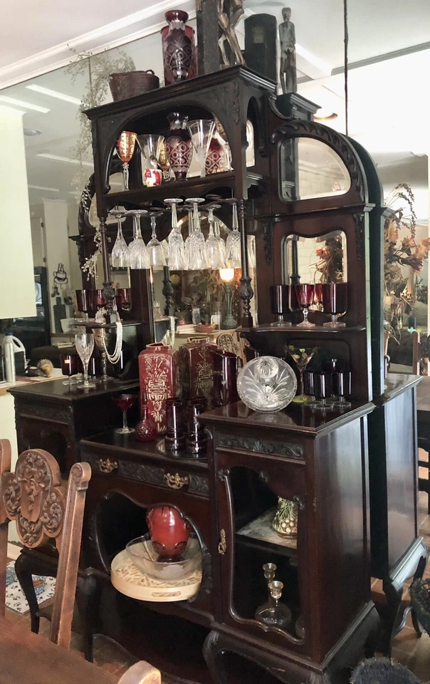 Precioso piso victoriano de palo de rosa o caoba del siglo XIX Foto 2 de 4