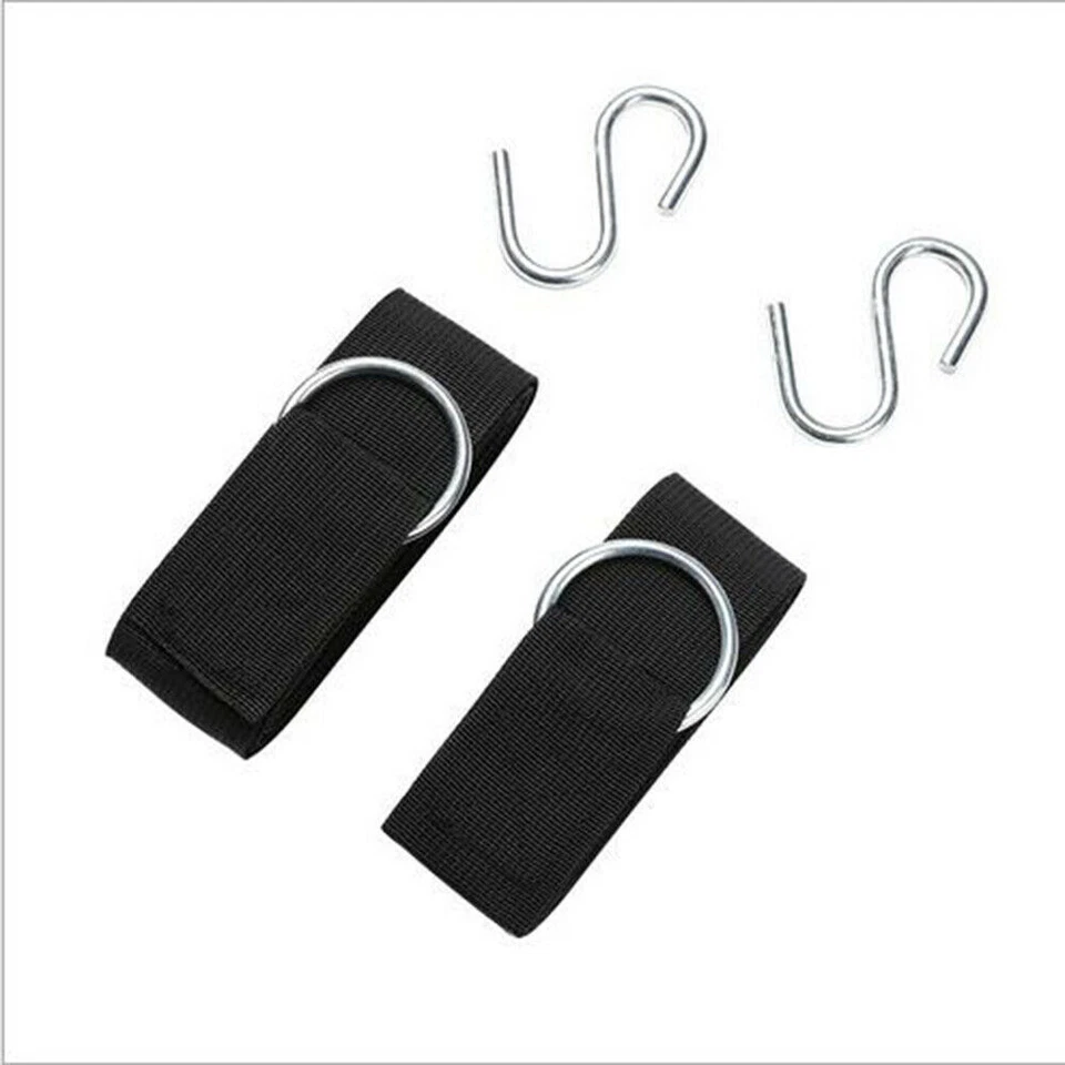 2pcs Adjustable Hammock Straps Loop Tree Hanging Heavy Duty Suspension New - Image 3 of 4