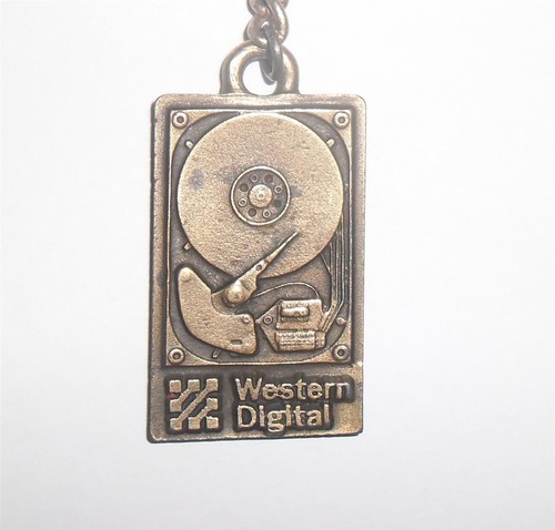 WESTERN DIGITAL WD disco duro disco duro de colección informática metal llavero raro - Imagen 2 de 3