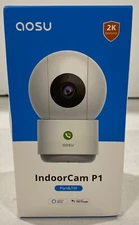 Aosu Indoor Security Camera With Supports One-Touch Calling In White C2E2BH11