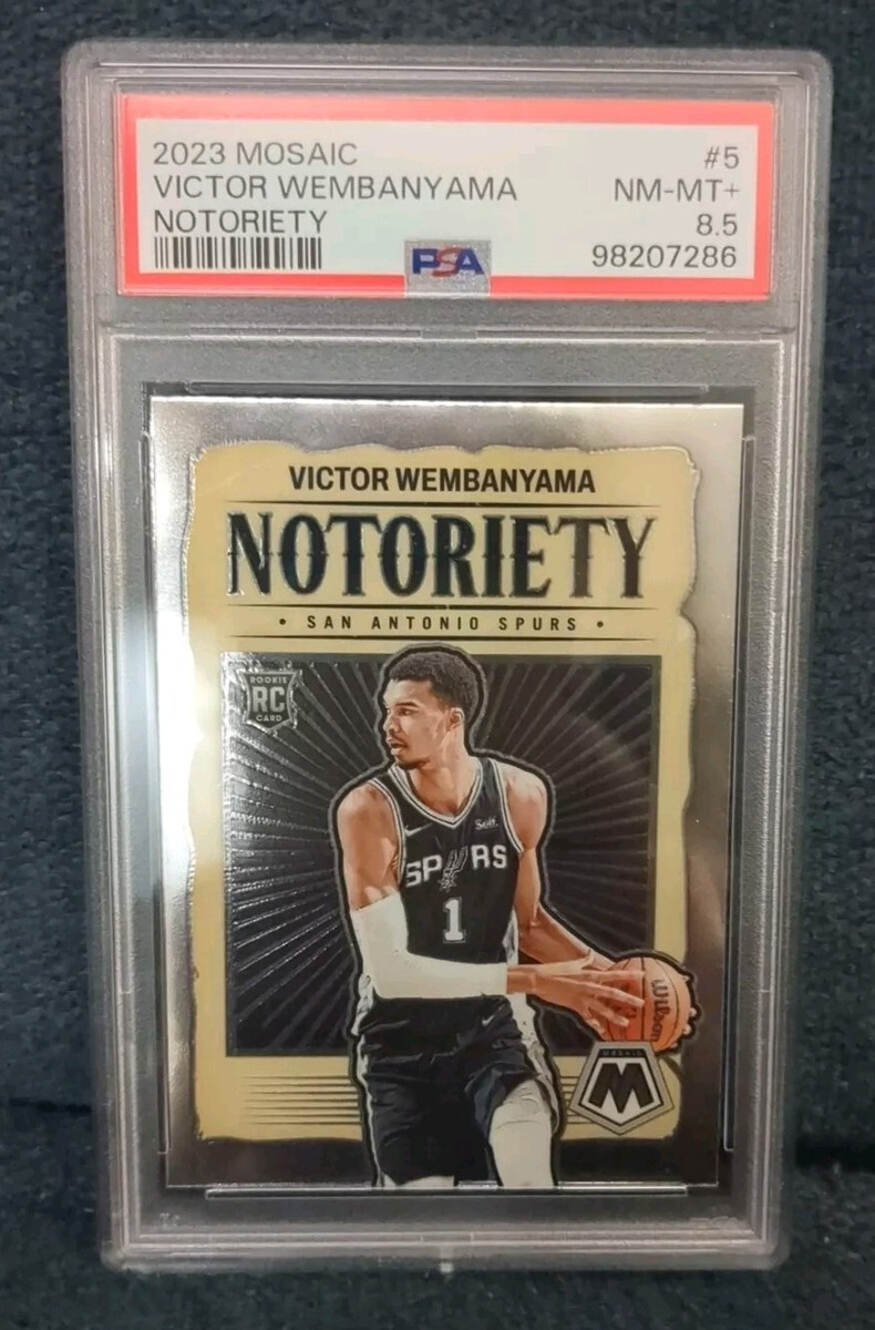 Victor Wembanyama Rookie Panini Instant 2023 - PSA 8 - San Antonio Spurs