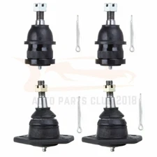 Front Upper Lower Suspension Ball Joint Left & Right 4pc Kit for Chevrolet GMC