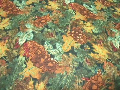 Wildwood, Wildriver Phillips Wilmington Prints FLANNEL Fabric 1 Yard Fall Leave