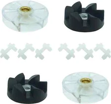 Top Base Gear & Rubber Blade Gear with Shock Pad Replacement for NutriBullet ...