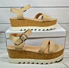 steve madden halley cognac leather sandals