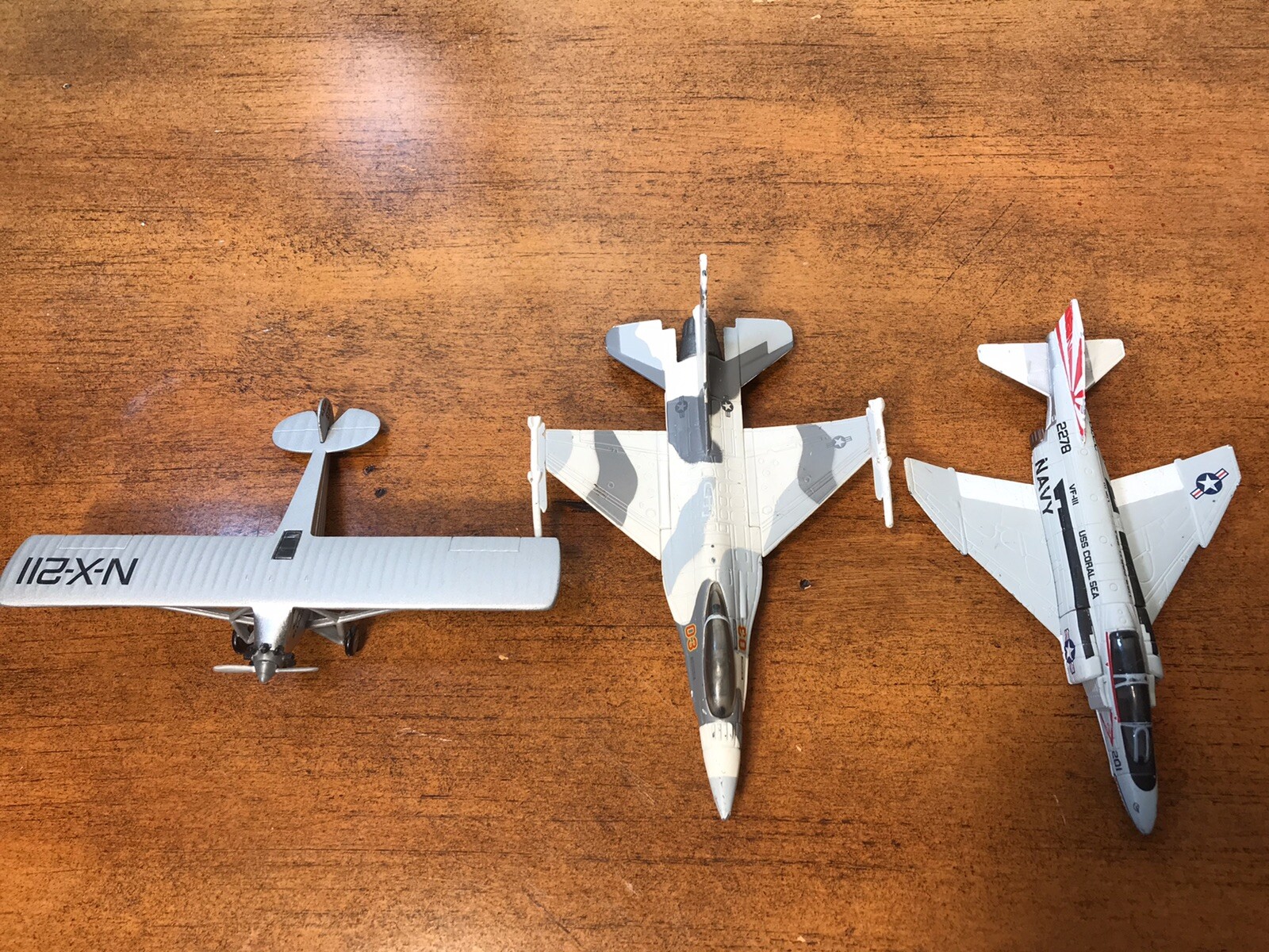 Lot of 7 Vintage Diecast Airplanes eBay
