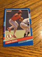 1991 Donruss Ozzie Smith St. Louis Cardinals #240 Variation No Dot Error HOF