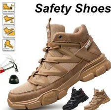 Mens Work Boots Steel Toe Cap Safety Shoes Indestructible Sneakers Bulletproof