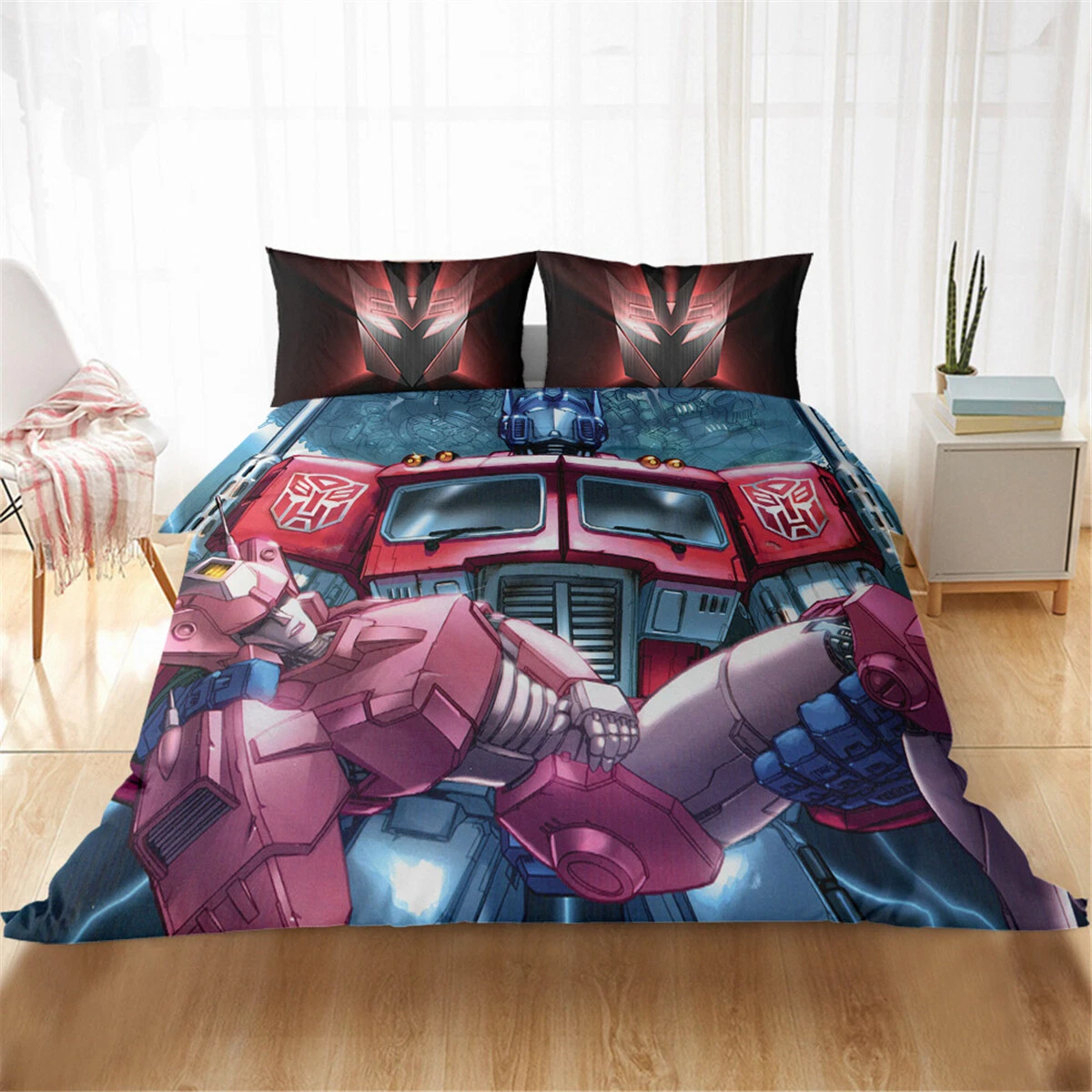 Transformers Bedding Set, Bedroom Decoration