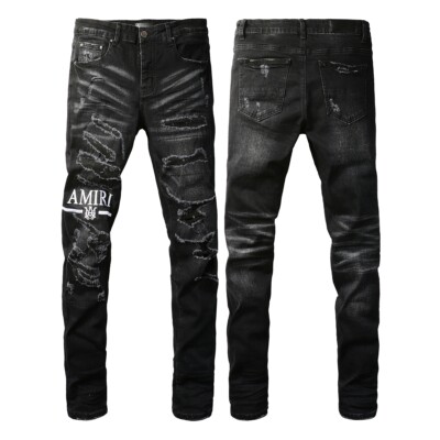 Amiri デニムジーンズ サイズ28 AMIRI JEANSアミリ風 ダメージデニム スリムジーンズ 28 - メルカリ