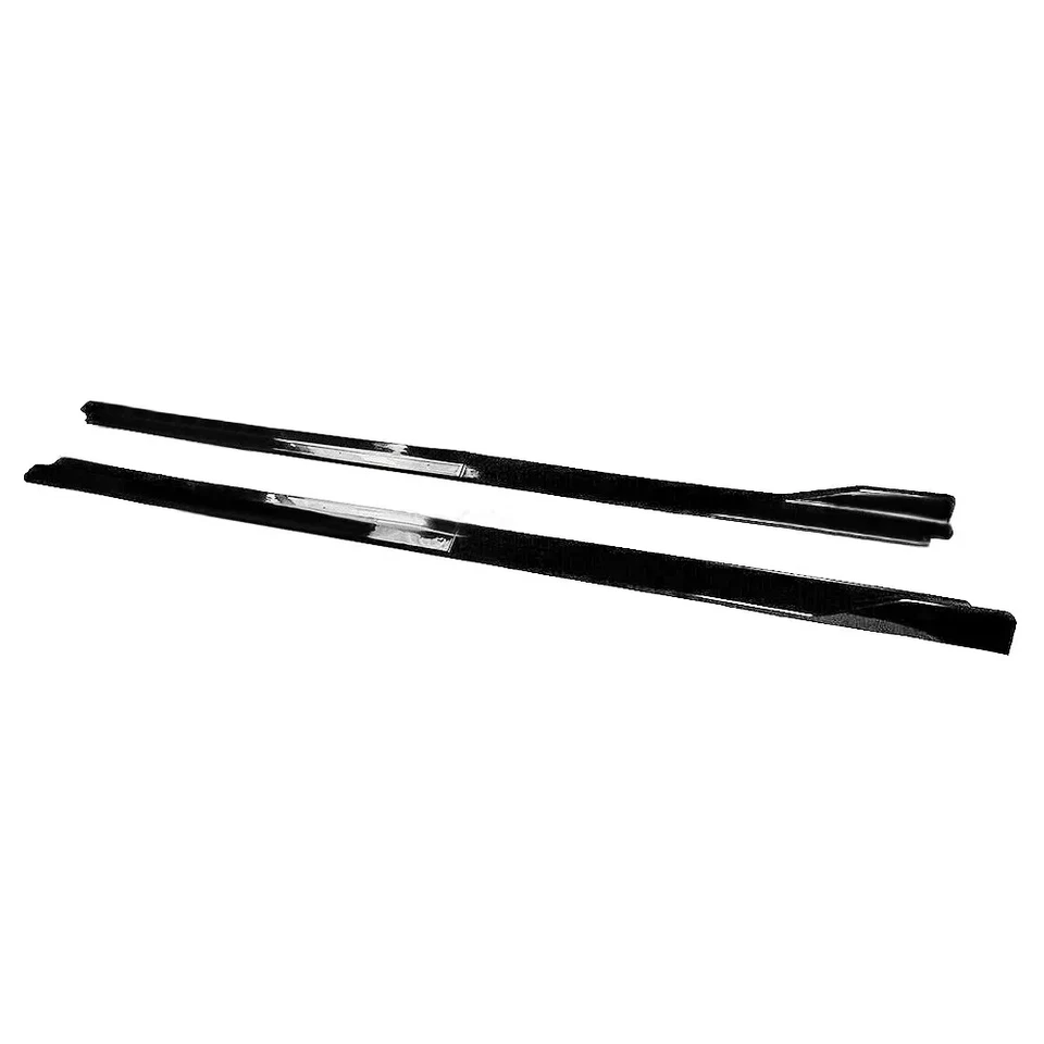 Juego de 4 piezas de extensión de faldones laterales negros brillantes estilo TRD para Toyota Camry 2018-2024 Foto 2 de 4