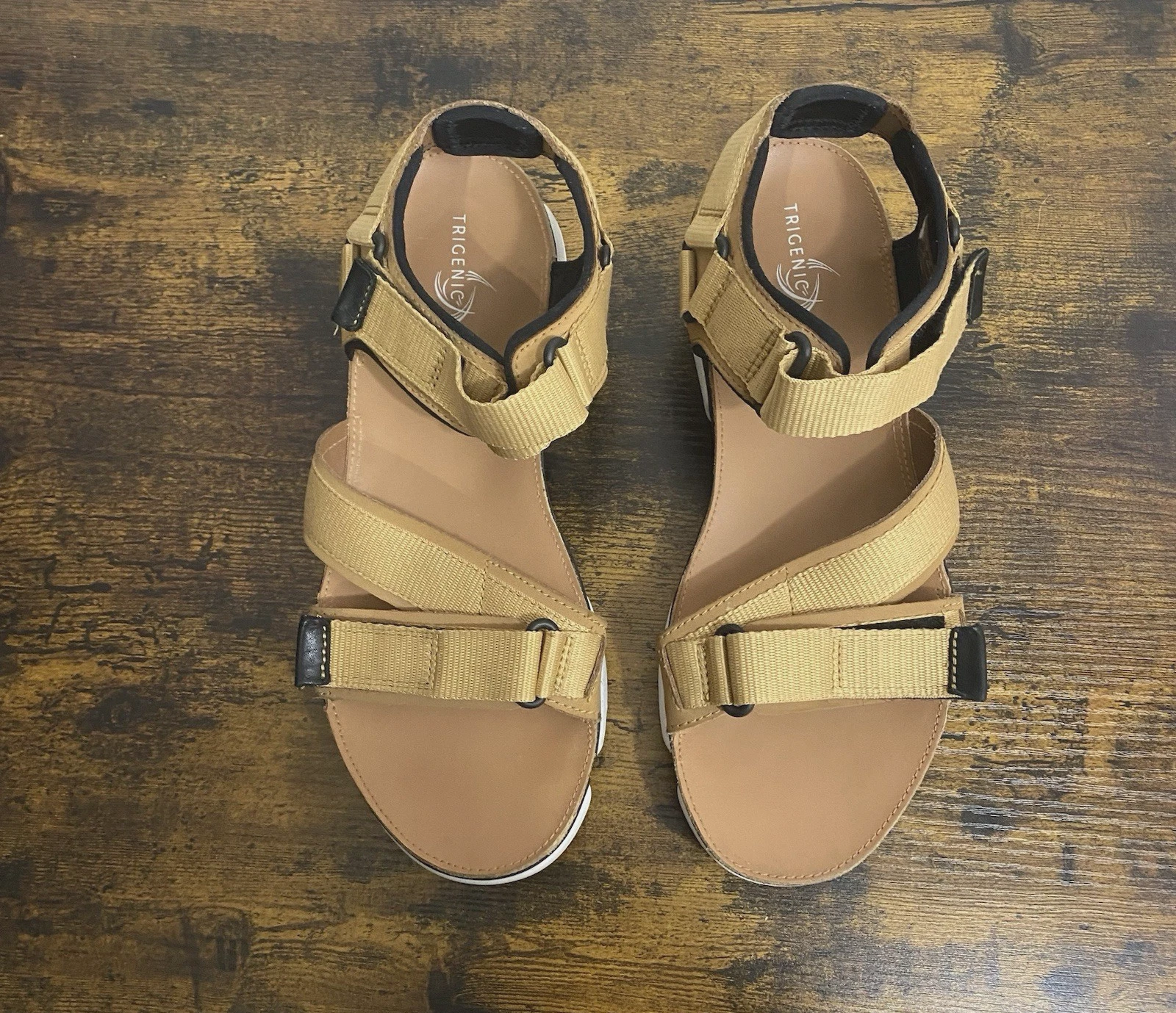 Sandali Clarks Trigenic Tri Cove da uomo taglia 11M marroni con gancio passante da passeggio