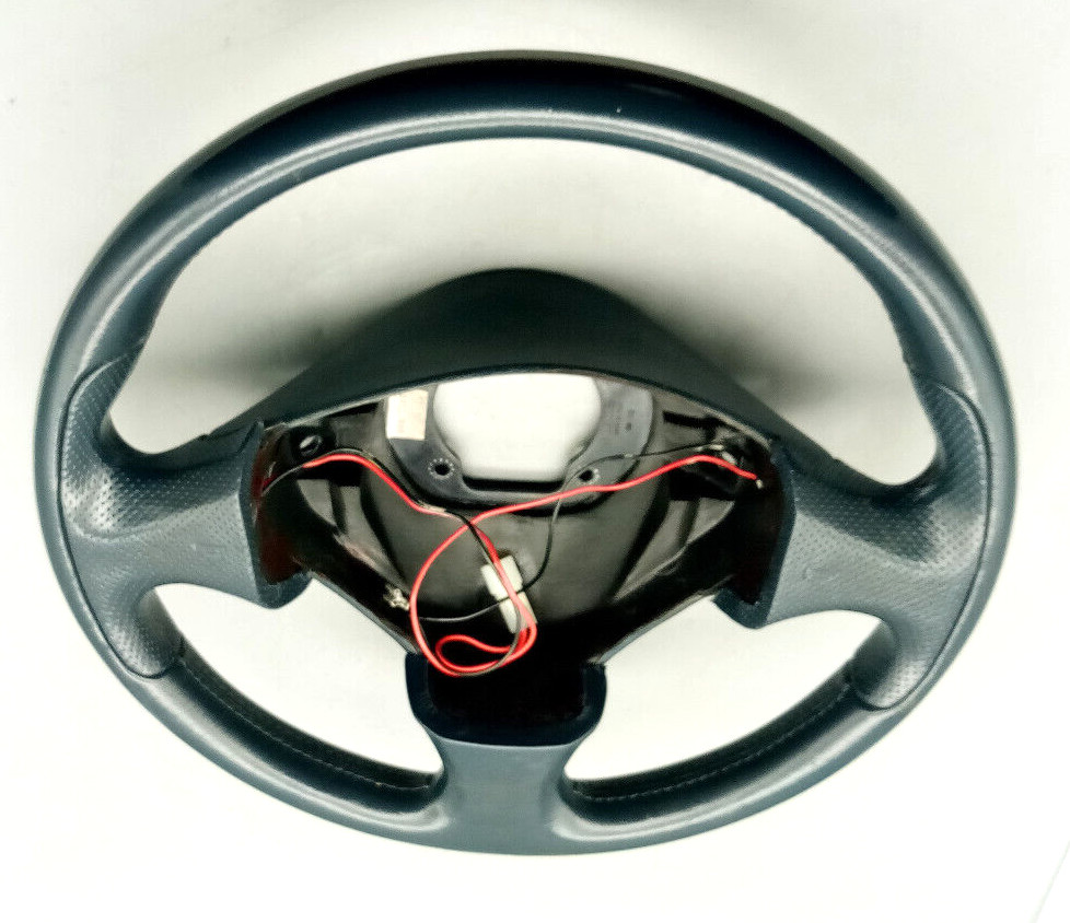 2002-2006 Maserati Coupe 4200GT / Spyder Blue Leather 3 Spoke Steering Wheel OEM