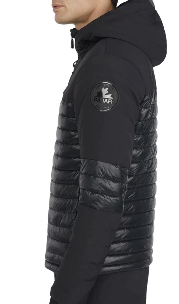 CANADA GOOSE Giacca da sci uomo PAJAR Valdem Mixed Media 3M imbottitura nera isolata 399$
