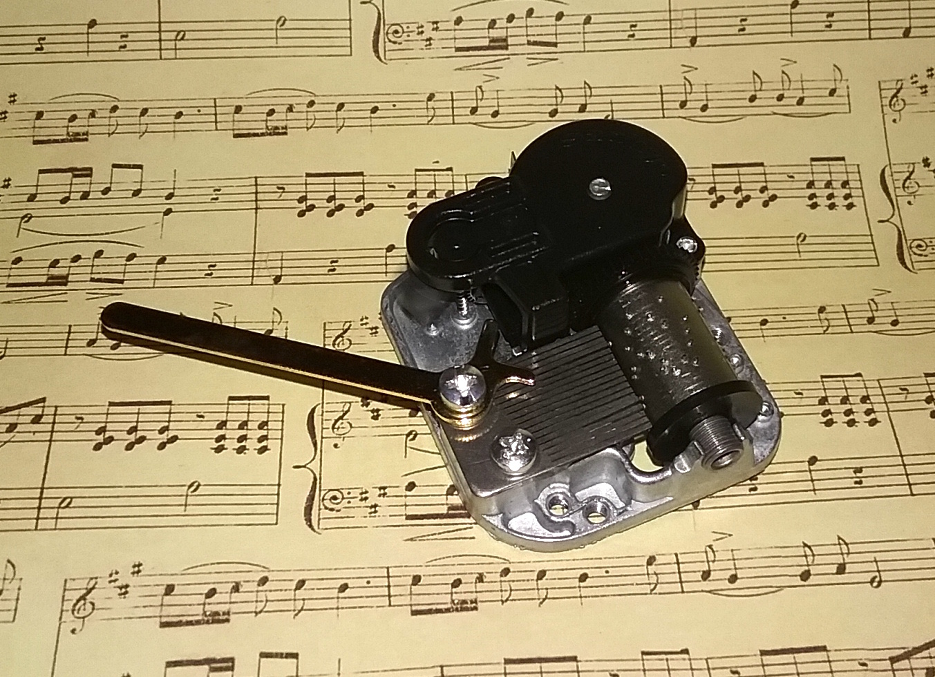Side Lever On/Off Switch for Music Box Movement with Cover | eBay