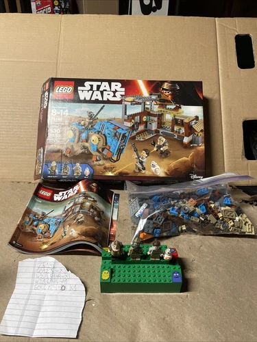 LEGO Star Wars Encounter on Jakku Set 75148 99% complete with manual and box