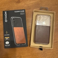 Nomad clear case for iPhone X - slim design