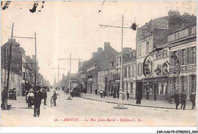 CAR-AAGP9-80-0802 - AMIENS - La Rue Jules-Barni - Fabrique de Bouchons
