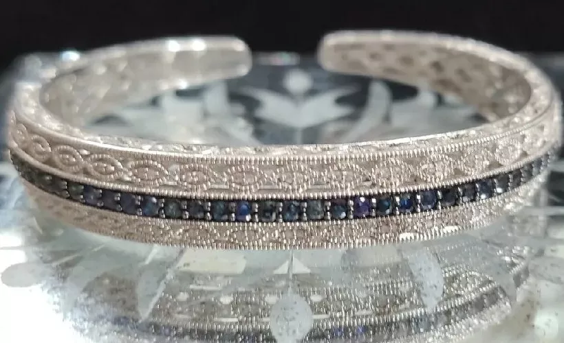 Ross-Simons 10.50 ct. t.w. Sapphire Bracelet With India | Ubuy