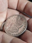 1891-CC Morgan Silver Dollar $1 AU Detail Cleaned Carson City / semi Key Date.