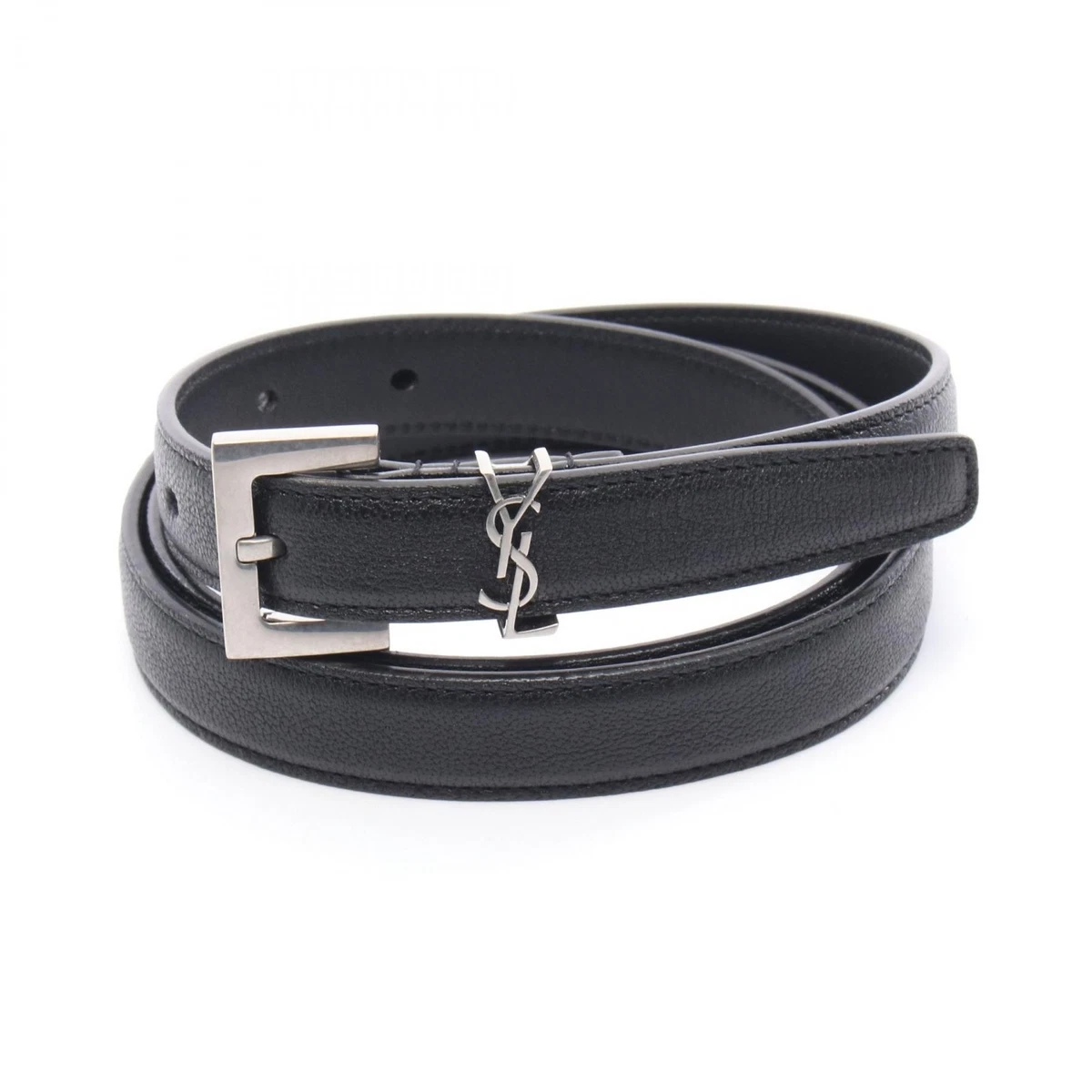 Saint Laurent Leather Black Belts for Men for sale | eBay display picture 1