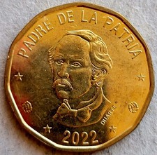 DOMINICAN REPUBLIC 🇩🇴 ONE (1) PESO COIN 2022
