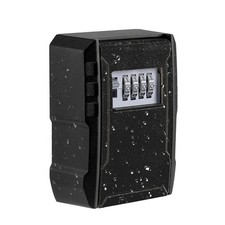 UPGRADE Extra Large Capacity Key Lock Box, Weatherproof Wall Mount Key Box fo...