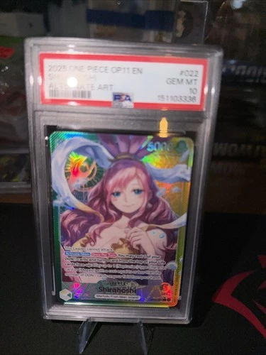 2025 One Piece OP11 EN #022 Shirahoshi Alternate Art PSA 10
