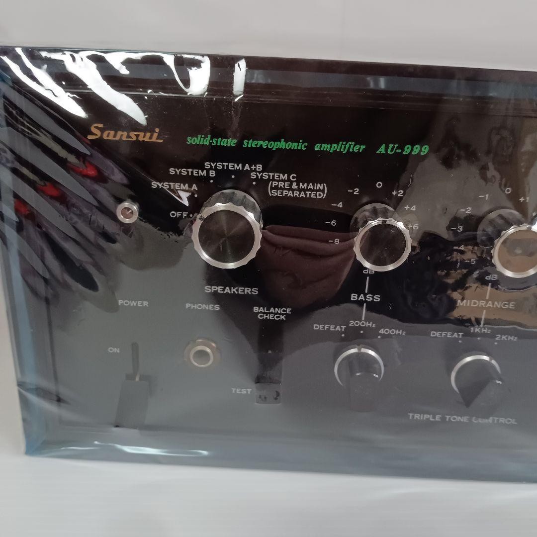 【動作品】SANSUI AU-999 MINT】SANSUI AU-999 Solid State Stereo Amplifier Vintage Black
