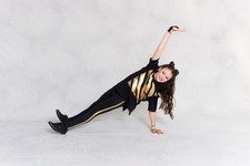 Kids Black And Gold Dance Costume Size Extra Large Child Hip Hop