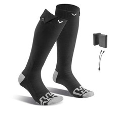 Uimoso Electric Heated Socks with 5000mAh Rechargeable Battery for Outdoor Use