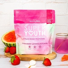SkinnyFit Super Youth Multi-Collagen Peptides Tropical Punch Exp 3/2027