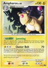 Ampharos - 1/17 - Rare - Cosmos Holo - Damaged
