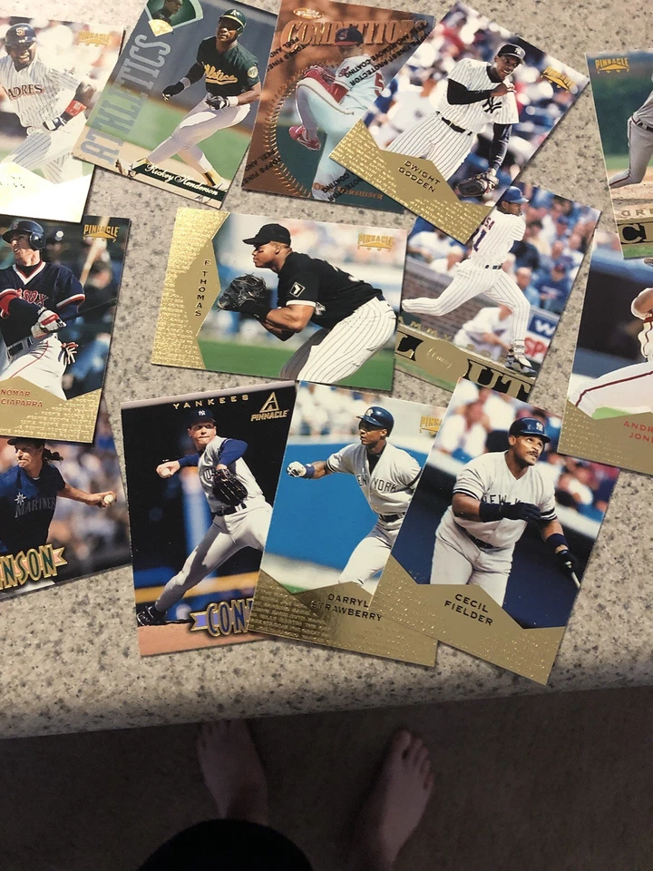 20 世纪 90 年代多种棒球卡。 有史以来最好的/名人堂 — 第 4/4 张图片