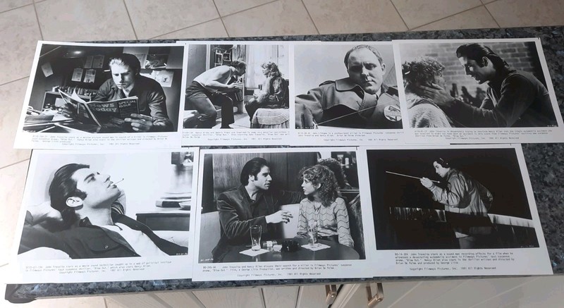 LOT of (14) Blow Out 8x10 Black & White Movie Press Photo Stills John Travolta