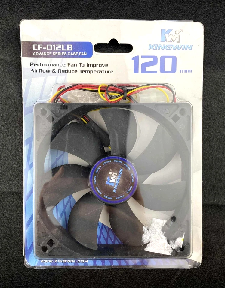 Kingwin Case Fan CF-012LB 120 x 120 X 25 mm Long Life Bearing Advanced Series - Image 2 of 4