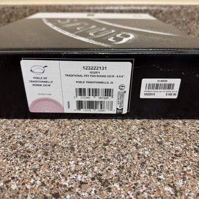 Staub 22cm (8.5 ) Traditional Fry Pan in gorgeous Sorbet Rose!