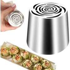Piping tips, extra large russian piping tips stainless steel flower fr