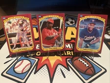 Fleer Eddie Murray Dave Parker Kirby Puckett Star Sticker