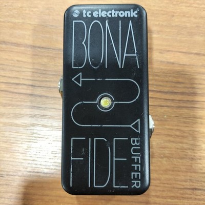 TC Electronic BonaFide Buffer Analog Guitar Effect Pedal True Bypass  Black