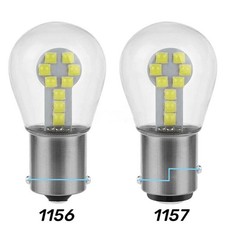 2/4x LED Auto BA15S BAY15D DC 12V Rücklicht Bremslicht Blinker Birne Licht