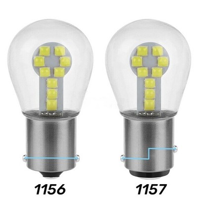 2/4x LED Auto BA15S BAY15D DC 12V Rücklicht Bremslicht Blinker Birne Licht